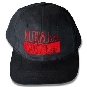 Vintage 1997 Neon Genesis Evangelion Death and Rebirth Snapback Cap Hat Gainax